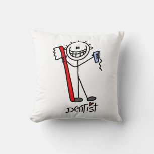 Cojín Decorativo Dentista de Figura de Palo Básica