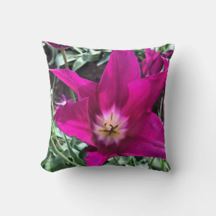 Cojín Decorativo Dentro de un tulipán de sueño morado