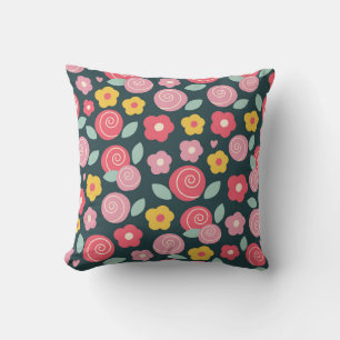 Cojín Decorativo Deplante floral caprichoso