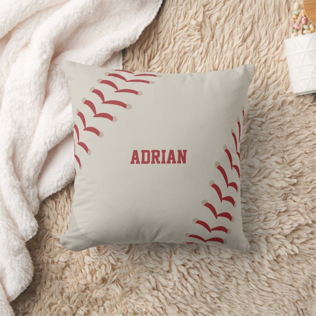 Cojín Decorativo Deportes de béisbol personalizados (Manta)