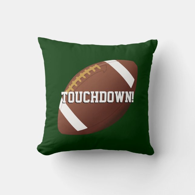 Cojín decorativo deportivo personalizado - Fútbol (Anverso)