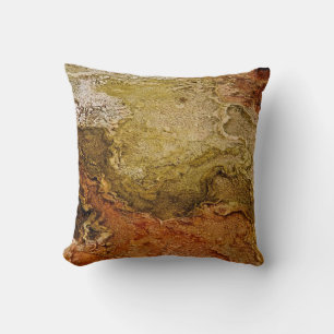 COJÍN DECORATIVO DEPÓSITOS MINERALES VOLCÁNICOS MULTICOLORES