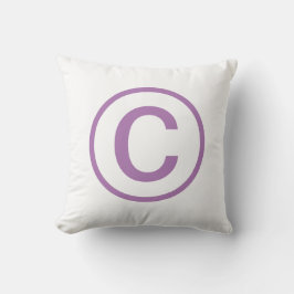 Cojín Decorativo Derechos de autor de Mid-Mod Lavender