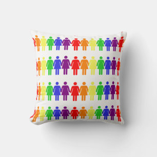 Cojín Decorativo derechos de la mujer 2017 LGBTQIA Thunder_Cove