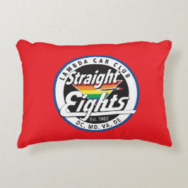 Cojín Decorativo Derechos rectos/Cojín decorativo LCCI (rojo)