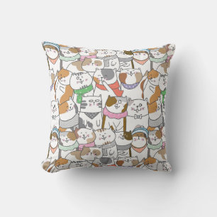 Cojín Decorativo Derpy Cats