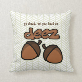 Cojín Decorativo Descanse su cabeza en nueces del deez