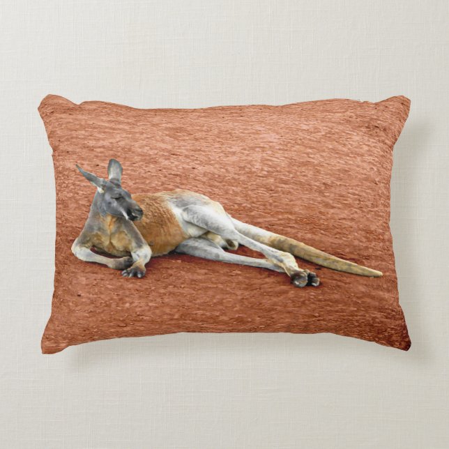 Cojín Decorativo Descanso de Red Kangaroo Buck (Anverso)