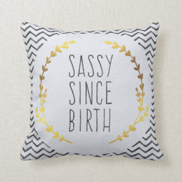 Cojín Decorativo Descarado puesto que cita del nacimiento