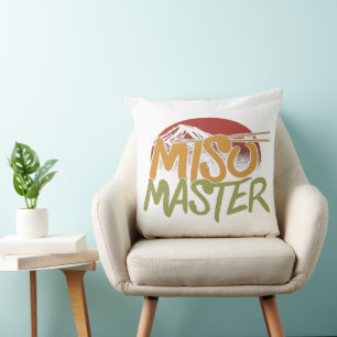 Cojín Decorativo Desencadenar a su chef interno - "Miso Master" Mul