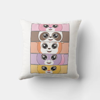 Cojín Decorativo Desencadenar la alegría con personajes animales co