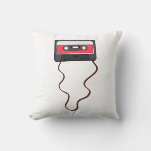 Cojín Decorativo Desenganche la cinta mixtape Retro Vintage