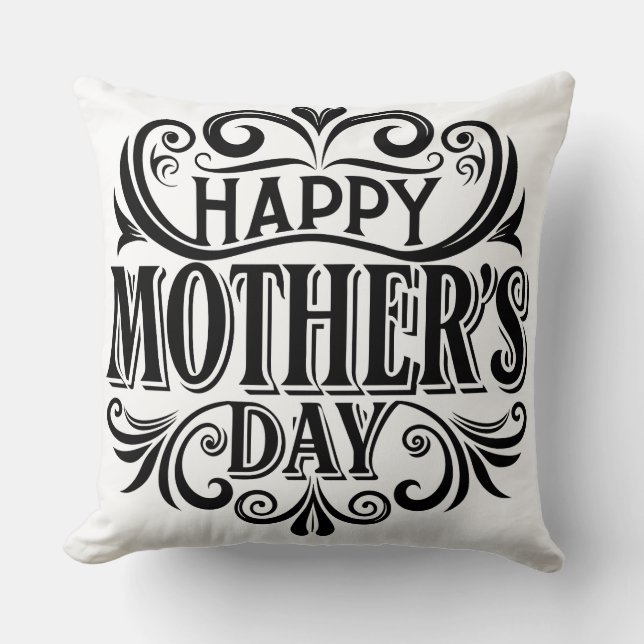 Cojín Decorativo Deseos acogedores para mamá (Anverso)