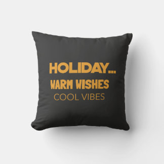 Cojín Decorativo Deseos cálidos de vacaciones, vibraciones frescas