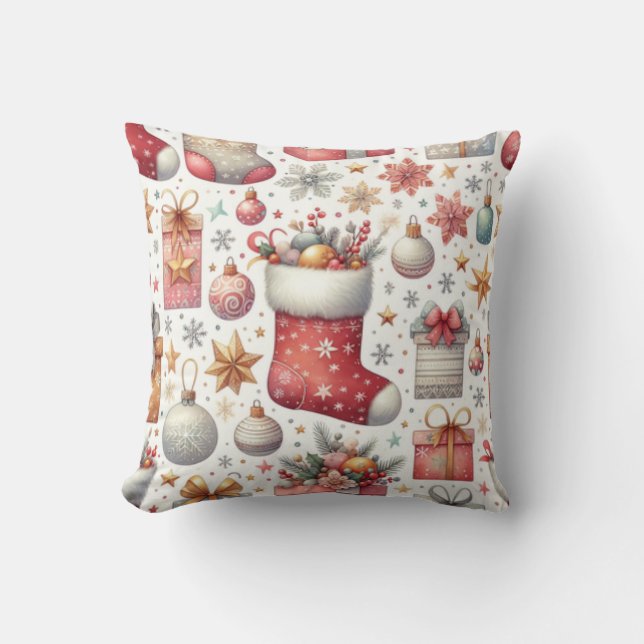 Cojín Decorativo Deseos de Navidad (Anverso)