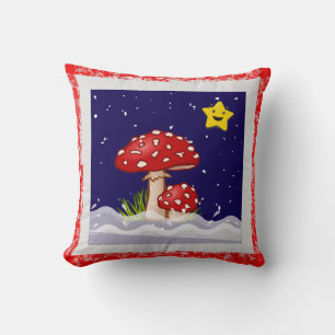 Cojín Decorativo Deseos de Navidad, días nevando