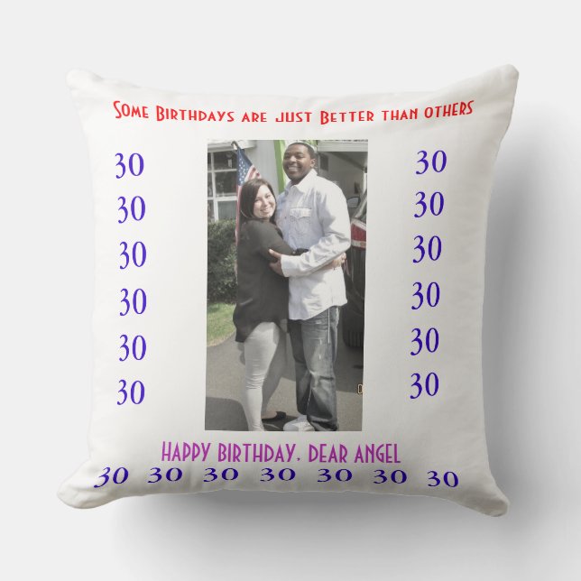 COJÍN DECORATIVO DESEOS DEL CUMPLEAÑOS (Anverso)