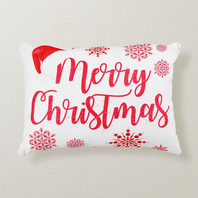 Cojín Decorativo Deseos festivos (Anverso)