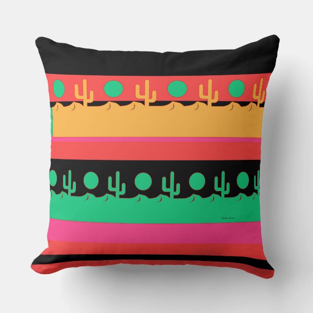 Cojín Decorativo Desert Cactus (Anverso)