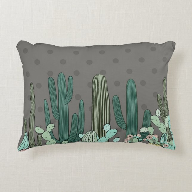 Cojín decorativo Desert Cactus (Anverso)