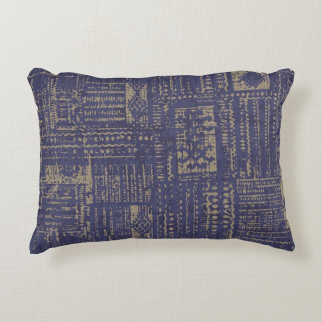 Cojín Decorativo Desi moderno abstracto, contemporáneo de patrones  (Anverso)