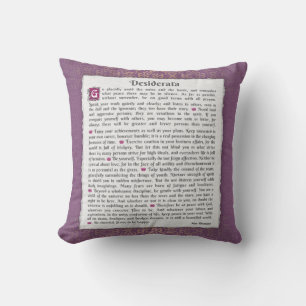 Cojín Decorativo Desiderata - Cosas deseadas