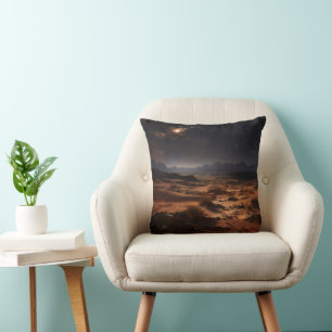 Cojín Decorativo Desierto de arena de noche