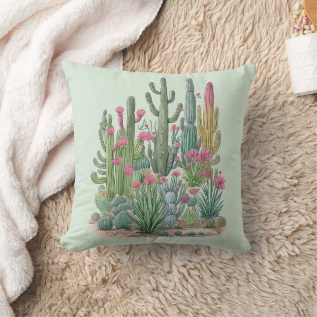 Cojín Decorativo Desierto de Cactus (Manta)