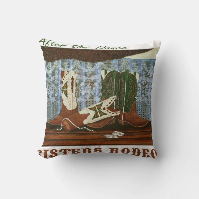 Cojín Decorativo Después del Rodeo Dance (Anverso)