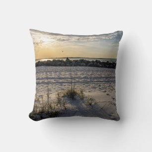 Cojín Decorativo Destin Beach Florida Jetty Sunset Pillow