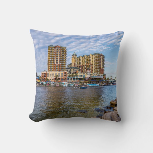 Cojín Decorativo Destin Harbour Boardwalk Pillow (Anverso)