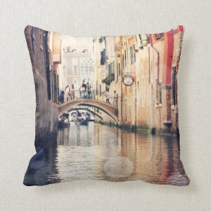 Cojín Decorativo Destinos   Fotografía góndolas de Venecia
