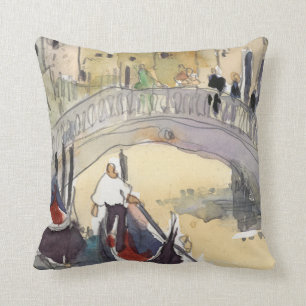 Cojín Decorativo Destinos  Venecia Plein Air Gondola Ride