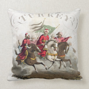 Cojín Decorativo Detalle de la página de título, de los 'trajes del