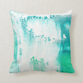 Cojín Decorativo Detalle de resumen verde