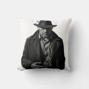 Cojín Decorativo Detective al estilo Noir