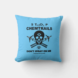 Cojín Decorativo Detén los químicos - ¡No me roces!