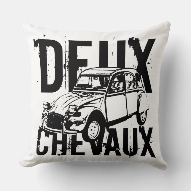 Cojín Decorativo Deux Chevaux (Anverso)