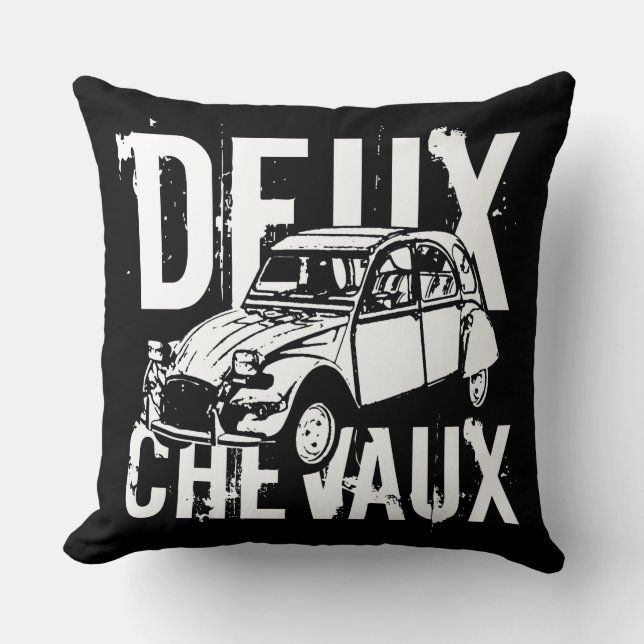 Cojín Decorativo Deux Chevaux (Anverso)