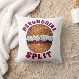 Cojín Decorativo Devonshire Split Cream Jam Tea Shoppe Café Bakery