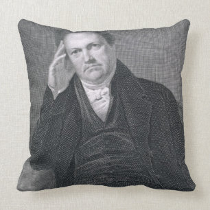 Cojín Decorativo DeWitt Clinton, grabado por Asher Brown Durand (17