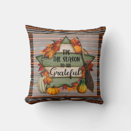 Cojín Decorativo Día de Acción de Gracias, bella colección de otoño