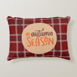 Cojín Decorativo Día de Acción de Gracias,Guión de temporada de oto