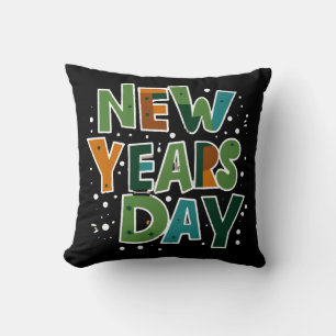 Cojín Decorativo Día de Año Nuevo