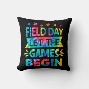 Cojín Decorativo Día de Campo Dejemos que los juegos comiencen el c