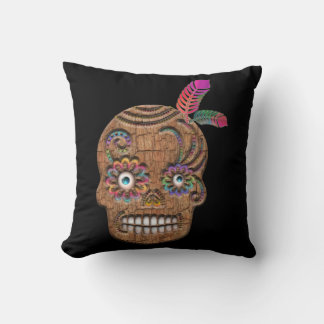 Cojín Decorativo Día de la Calavera del Azúcar Muerto (Cedar)