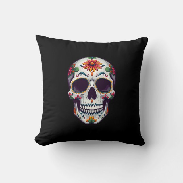 Cojín Decorativo Día de la Calavera Muerta 2 (Anverso)