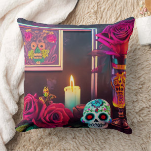 Cojín Decorativo Día de la Decoración Muerta