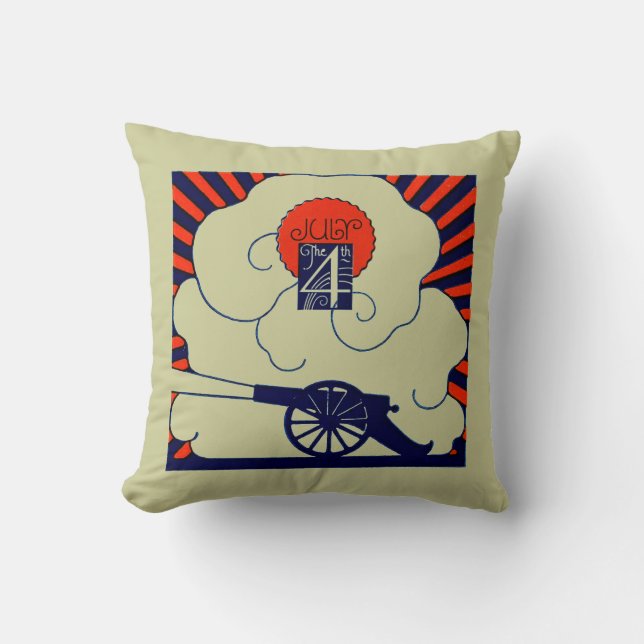 Cojín Decorativo Día de la Independencia (Anverso)