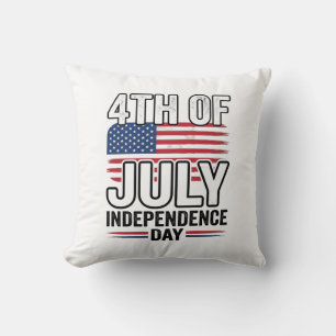 Cojín Decorativo Día de la Independencia del 4 de Julio Diseño de c
